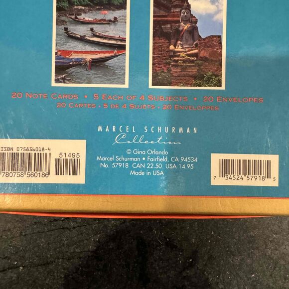 Marcel Schurman Collection Thailand Photography Travel Greeting Note Cards NEW - Picture 5 of 10